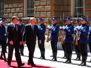 Cumhurbaşkanı Erdoğan Bosna-Hersek Cumhurbaşkanlığı Sarayı’nda