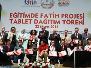 Cumhurbaşkanı Erdoğan, Fatih Projesi Tablet Dağıtım Törenine Katıldı