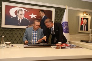 Cumhurbaşkanı Erdoğan’dan Kahraman Kazan’a ziyaret