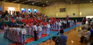 Usta karatecilerden heyecanlı turnuva