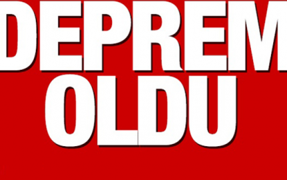 Marmara Denizinde Deprem Korkuttu