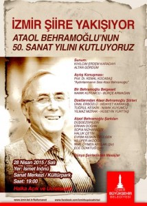Ataol Behramoğlu’nun 50. sanat yılı İzmir’de kutlanıyor