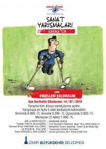 Büyükşehir’den uluslararası karikatür yarışması  “Engelsiz bir dünya” için çizecekler