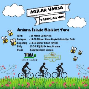 Edirne TEMA’dan Arıların izinde Bisiklet Turuna davet‼️