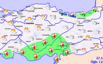 Meteoroloji uyardı!