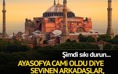 Yılmaz Özdil’den Ayasofya Yorumu!