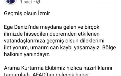 Hürriyet: İzmir’e destek için yola çıkmaya hazırız