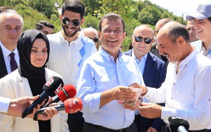 İMAMOĞLU: DEVRİM GİBİ BİR DÖNEMİ YAŞATIYORUZ