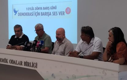 TMMOB BURSA: Savaşa ve Sömürüye Karşı Demokrasi ve Barış Kazanacak