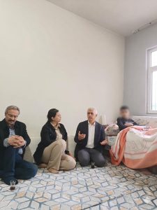 Siverek’teki yaralı öğrencilere Gergerlioğlu’ndan ziyaret; “Önlem alınmalı, aileler çocuklarını okula göndermeye korkuyor!”