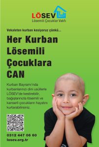 LÖSEV 2026 Kurban Bayramı Kampanyasına Başladı  HER KURBAN LÖSEMİLİ ÇOCUKLARA CAN!